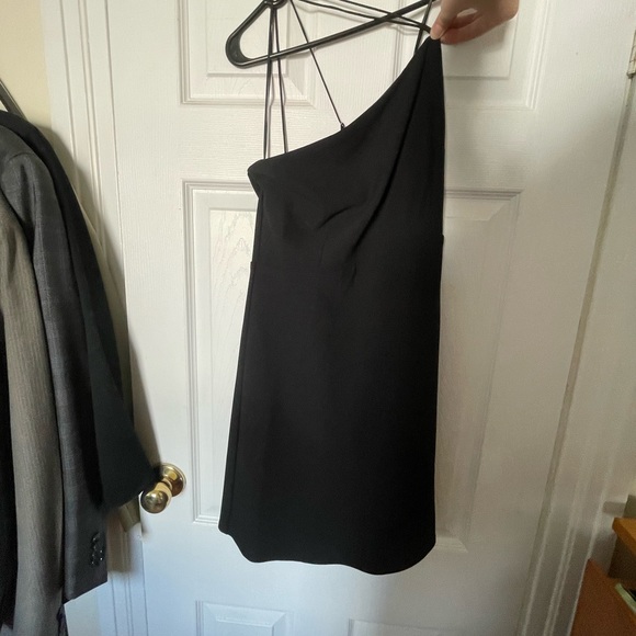 A&F Little Black Dress ❗️ one shoulder with shorts - Picture 4 of 7